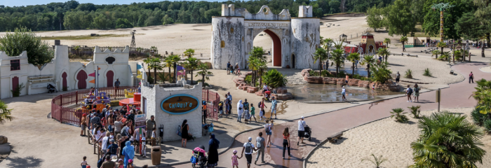 attraction vue de haut de la mer de sable