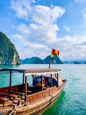 Paysage montagne et mer du vietnam